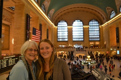 Amy & Mom at Grand Central Terminal, NYC