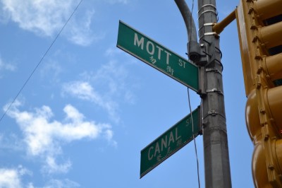 Corner of Mott and Canal, Chinatown NYC