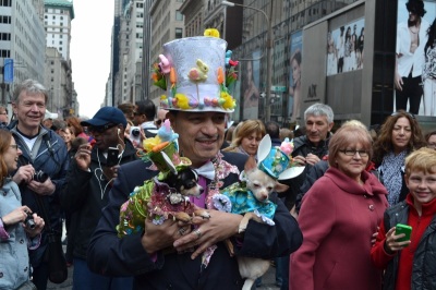 Dogs at Easter Parade NYC